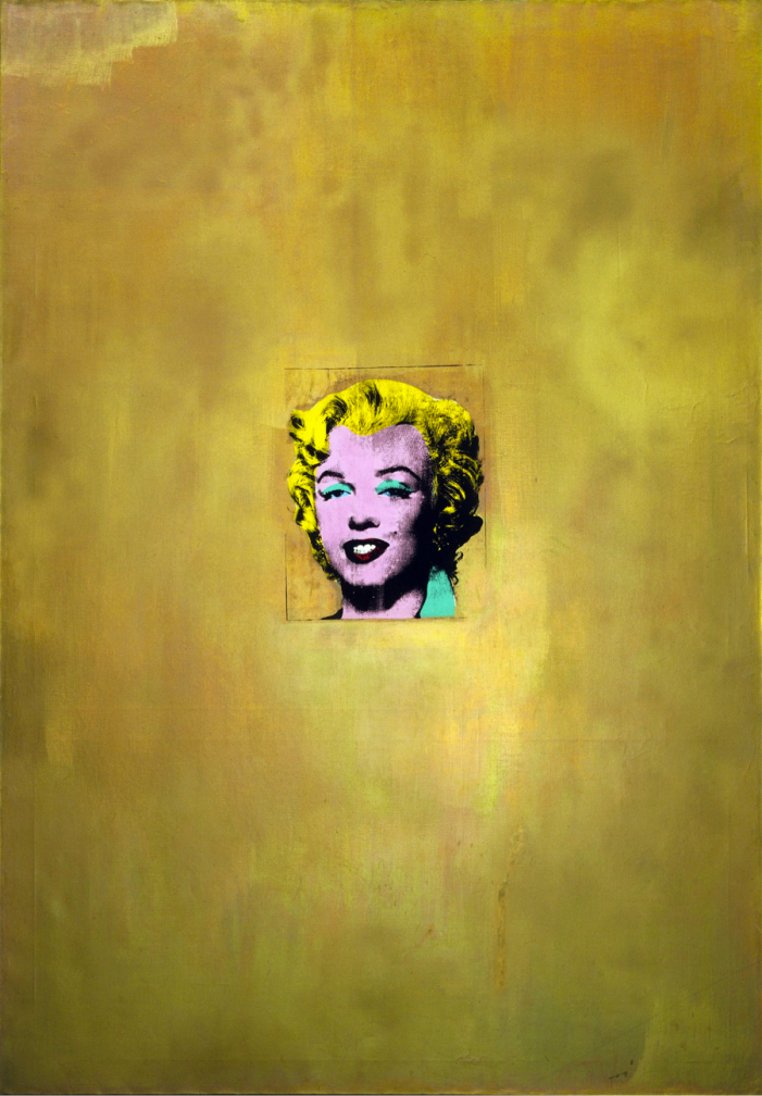 Figure 2. Andy Warhol, “Gold Marilyn”. 1963. Silkscreen. 